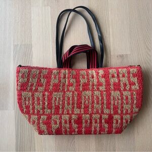 Clare V. Raffia Bateau Tote - see note